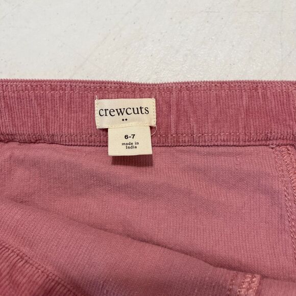 Crewcuts Skirt Girls 7 Pink Corduroy Stretch Short BS052 Adjustable‎ Waist - Picture 3 of 11